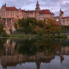 Schloss Sigmaringen in Spiegelung 