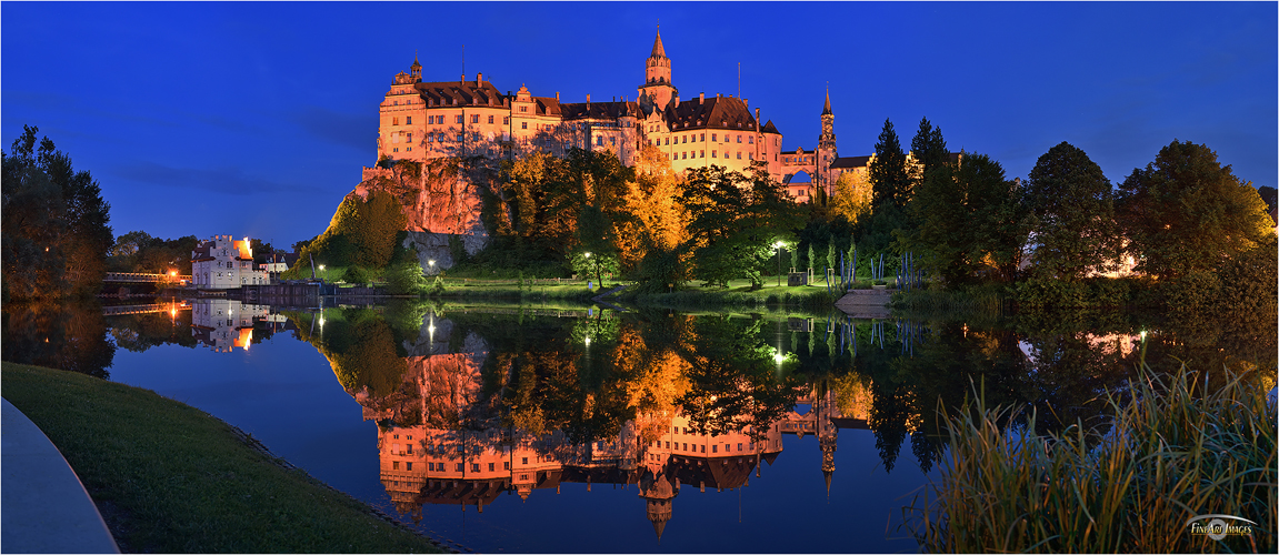 Schloss Sigmaringen über der Donau