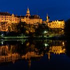 Schloss Sigmaringen zur blauen Stunde