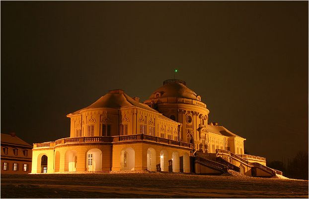 Schloss Solitude bei Nacht