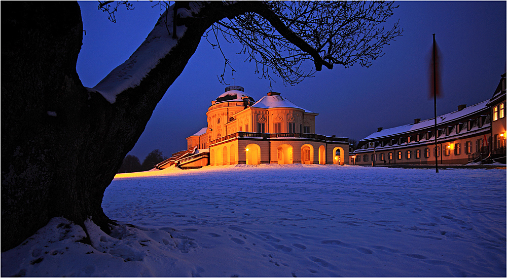 Schloss Solitude im Winter (III)