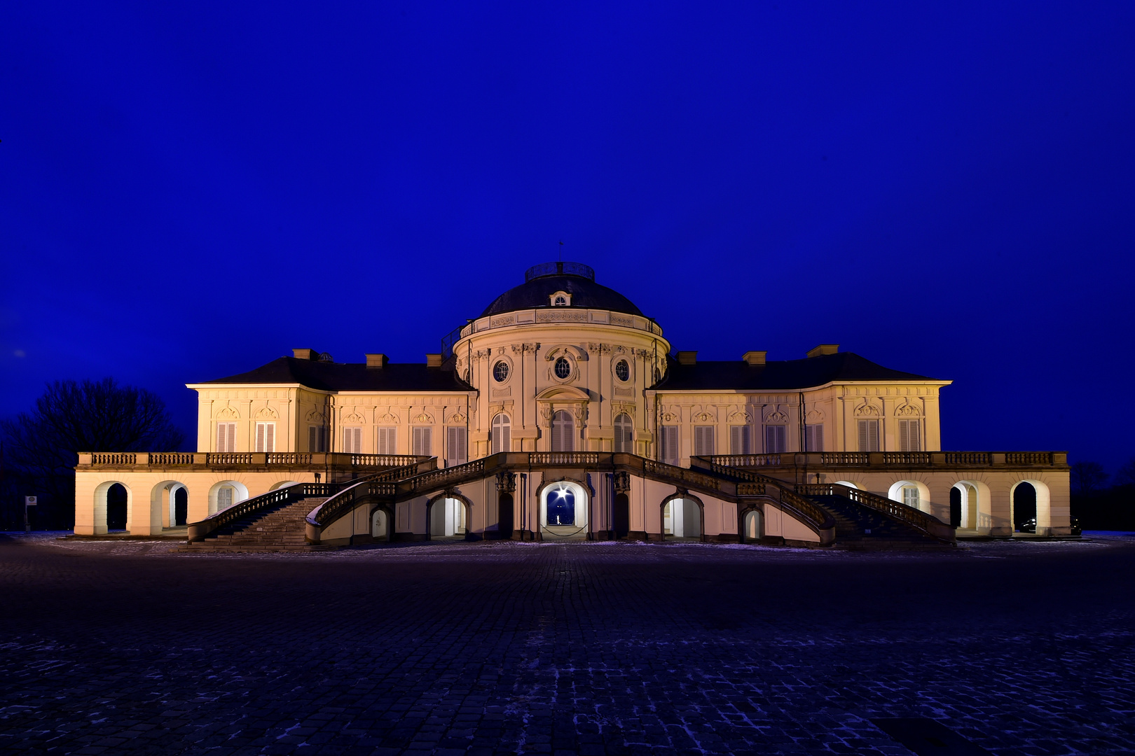 Schloss Solitude Stuttgart Rückseite