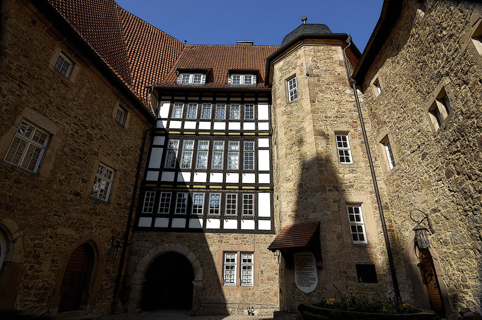 Schloß Spangenberg Innenhof