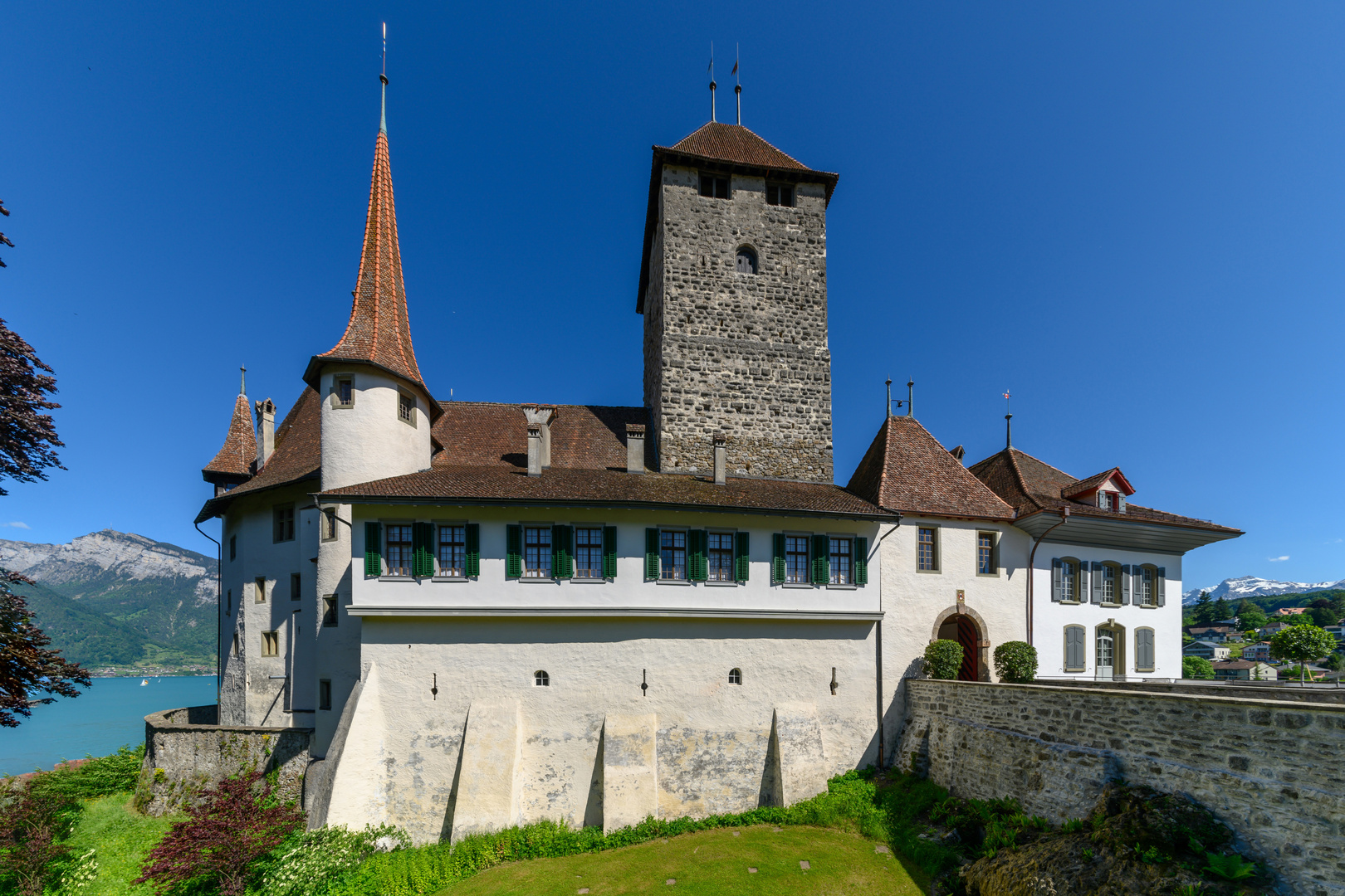 Schloss Spiez Foto & Bild schloss, schweiz, landschaft Bilder auf