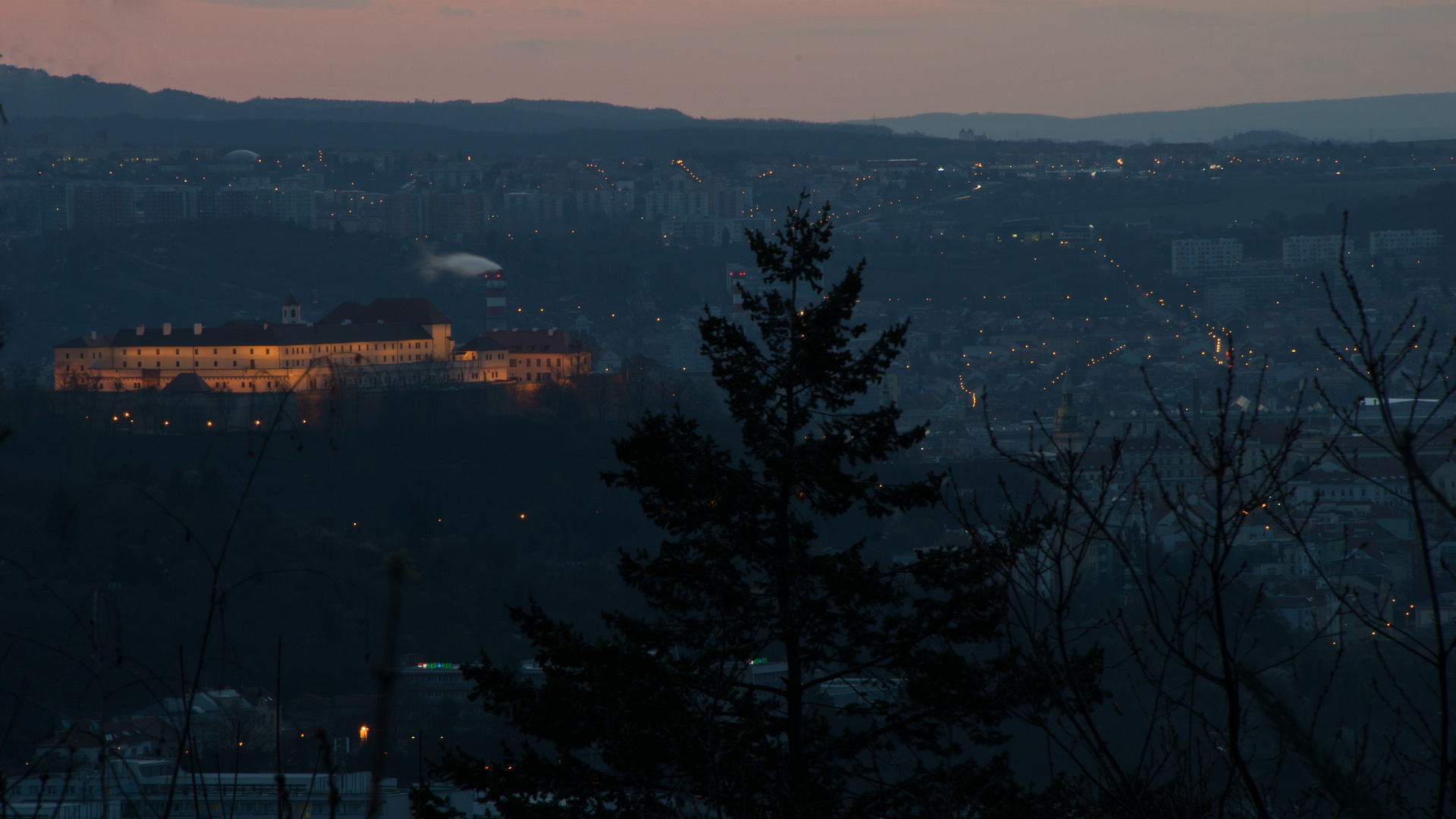 Schloss Spilberk, Brno um 6:00 Uhr morgens