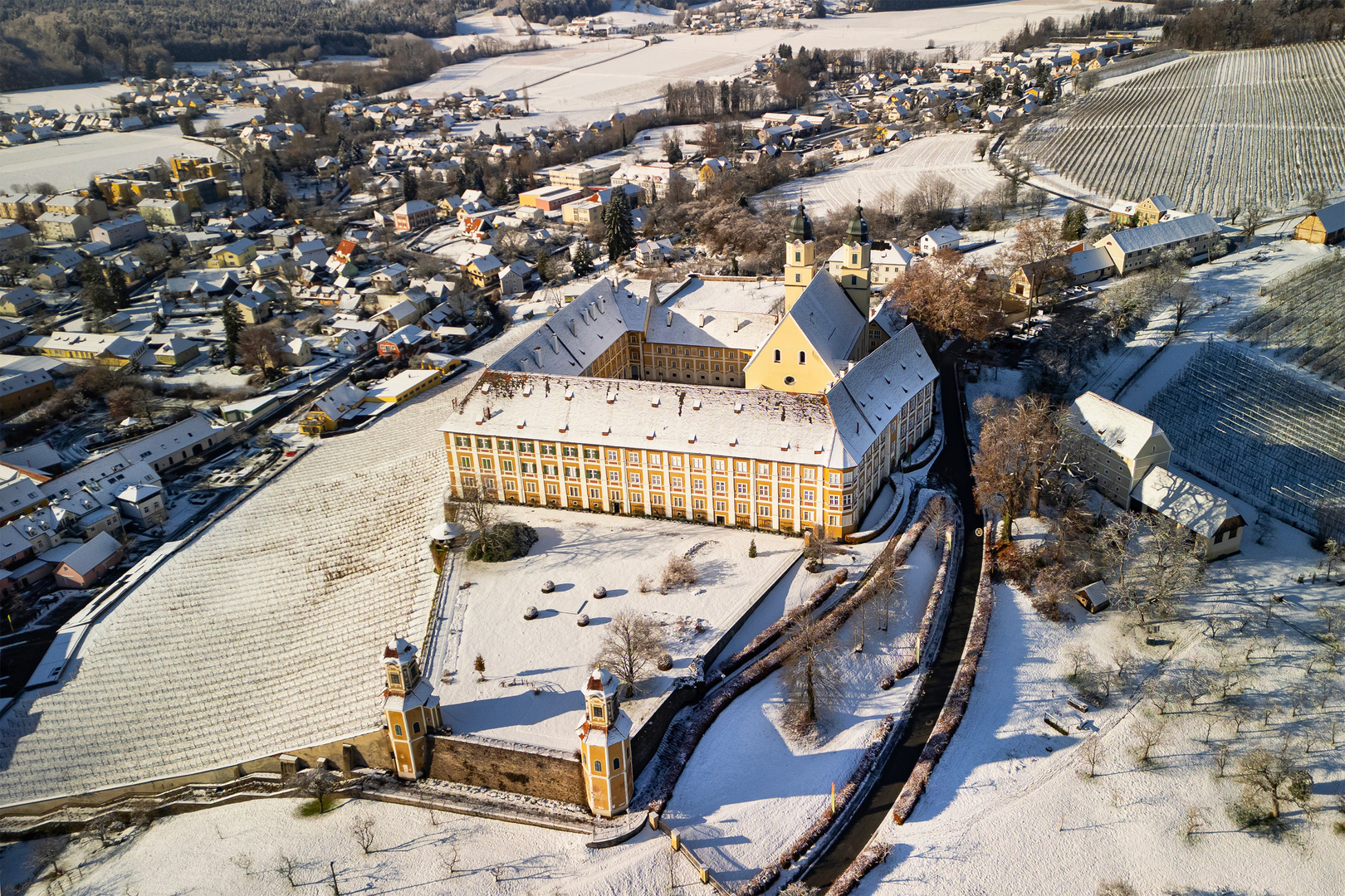 Schloss-Stainz-im-Schnee