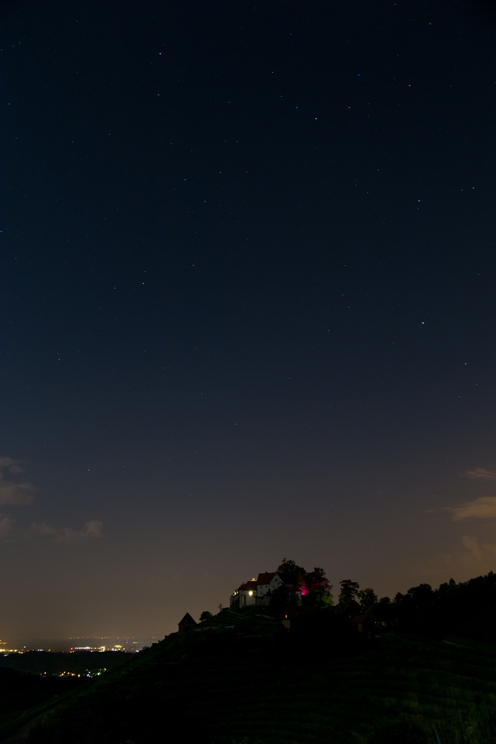 Schloss Staufenberg bei Nacht