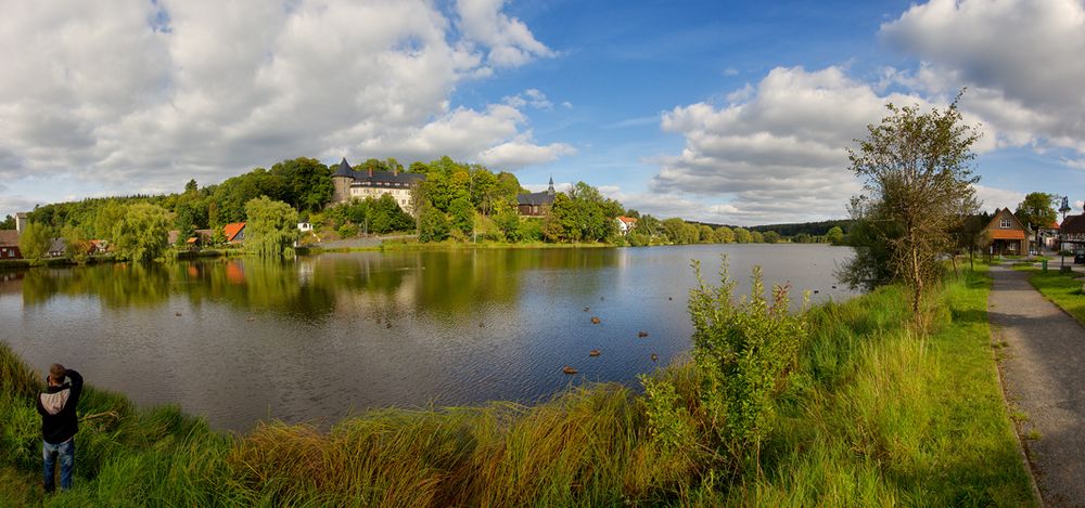 Schloss Stiege und Schlosssee