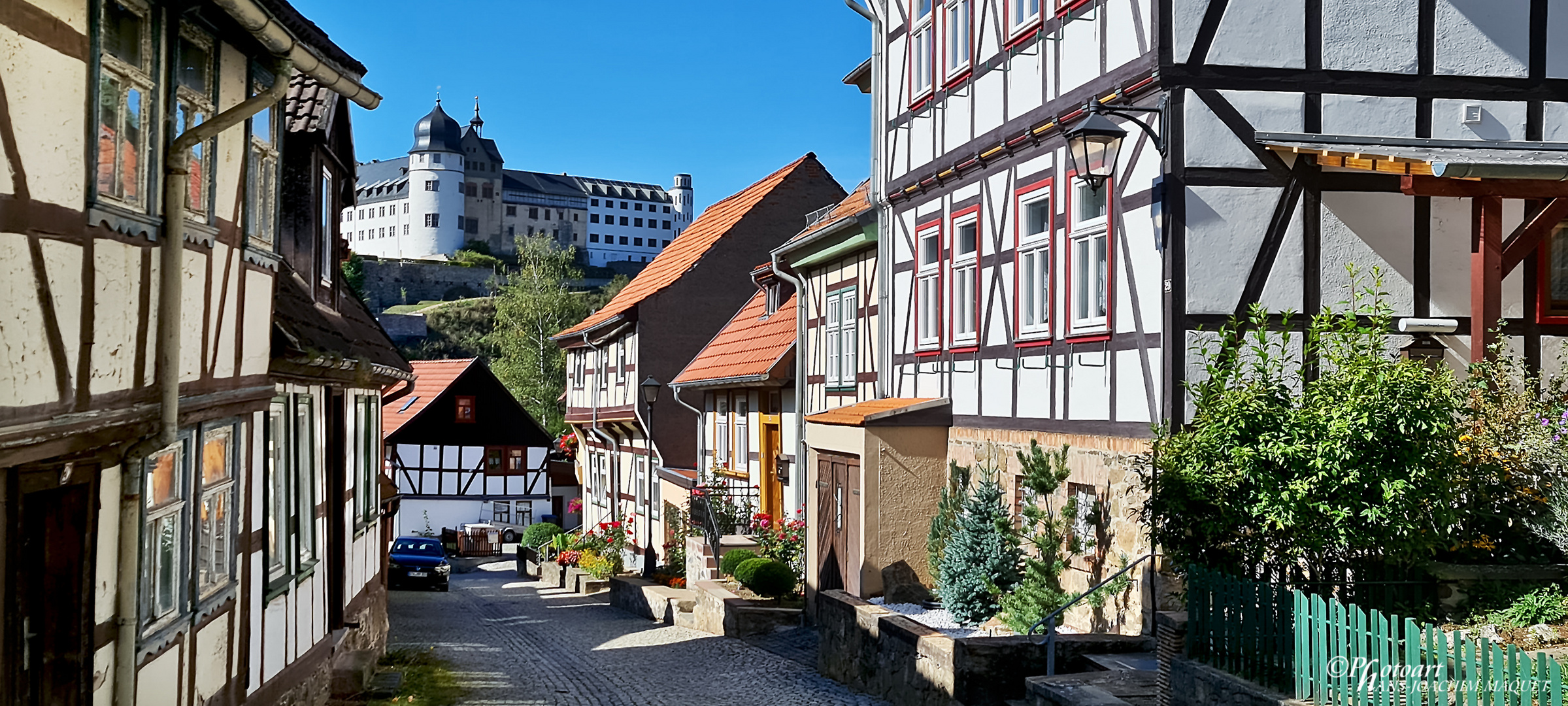 Schloss Stolberg - Blick aus der Altstadt