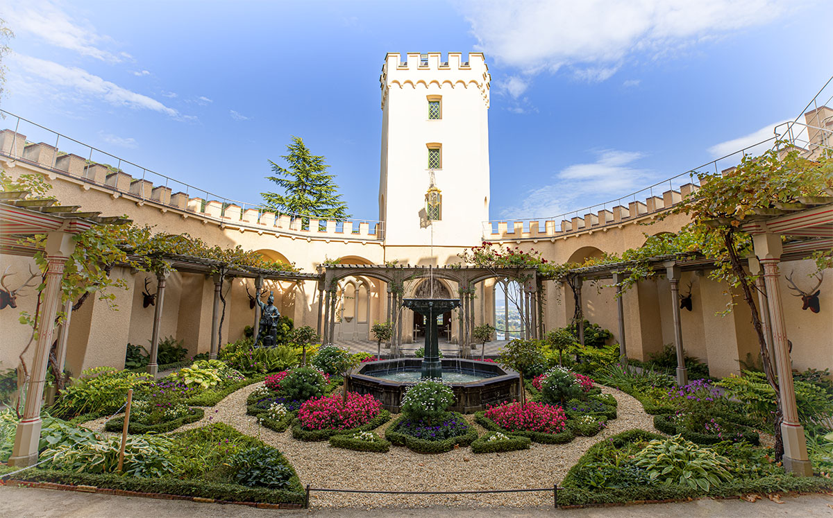 Schloß Stolzenfels, Innenhof 