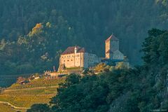 Schloss Tirol im Sonnenlicht