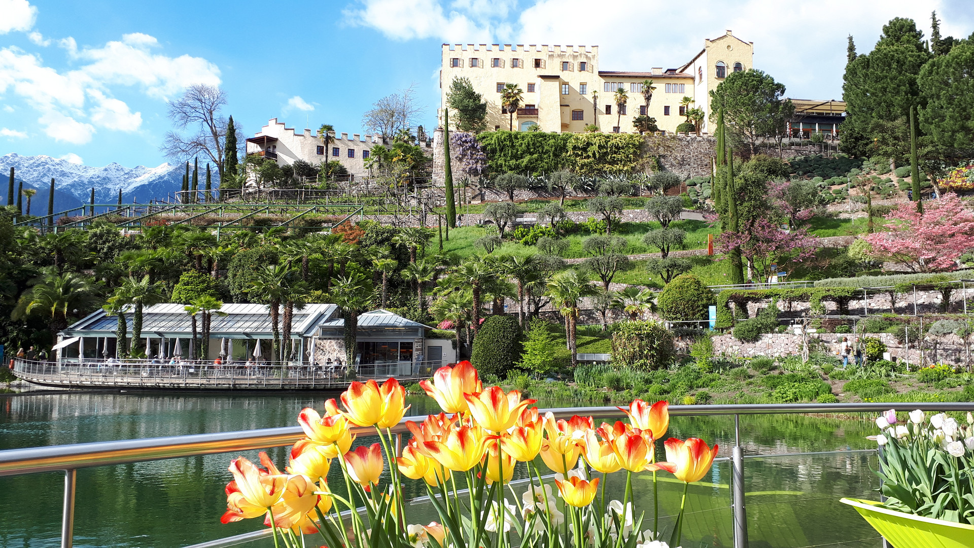Schloss Trauttmansdorff bei Meran (Südtirol) Foto & Bild landschaft