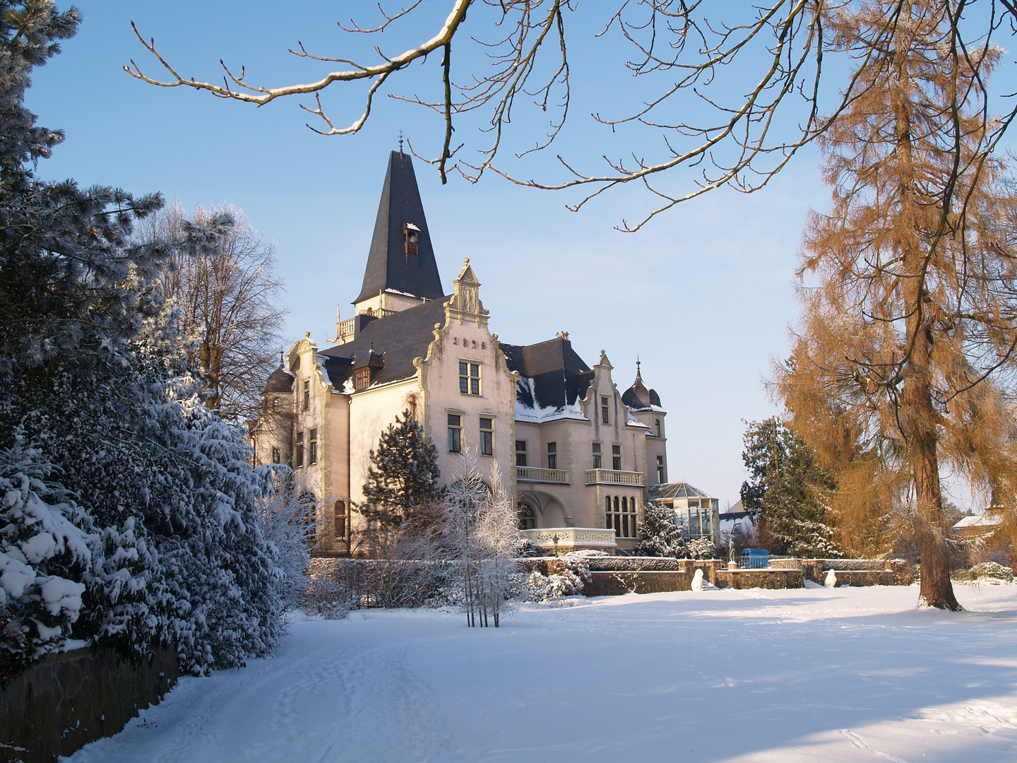 Schloss Tremsbüttel im Winter