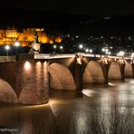    Schloss und alte Brücke in Heidelberg
