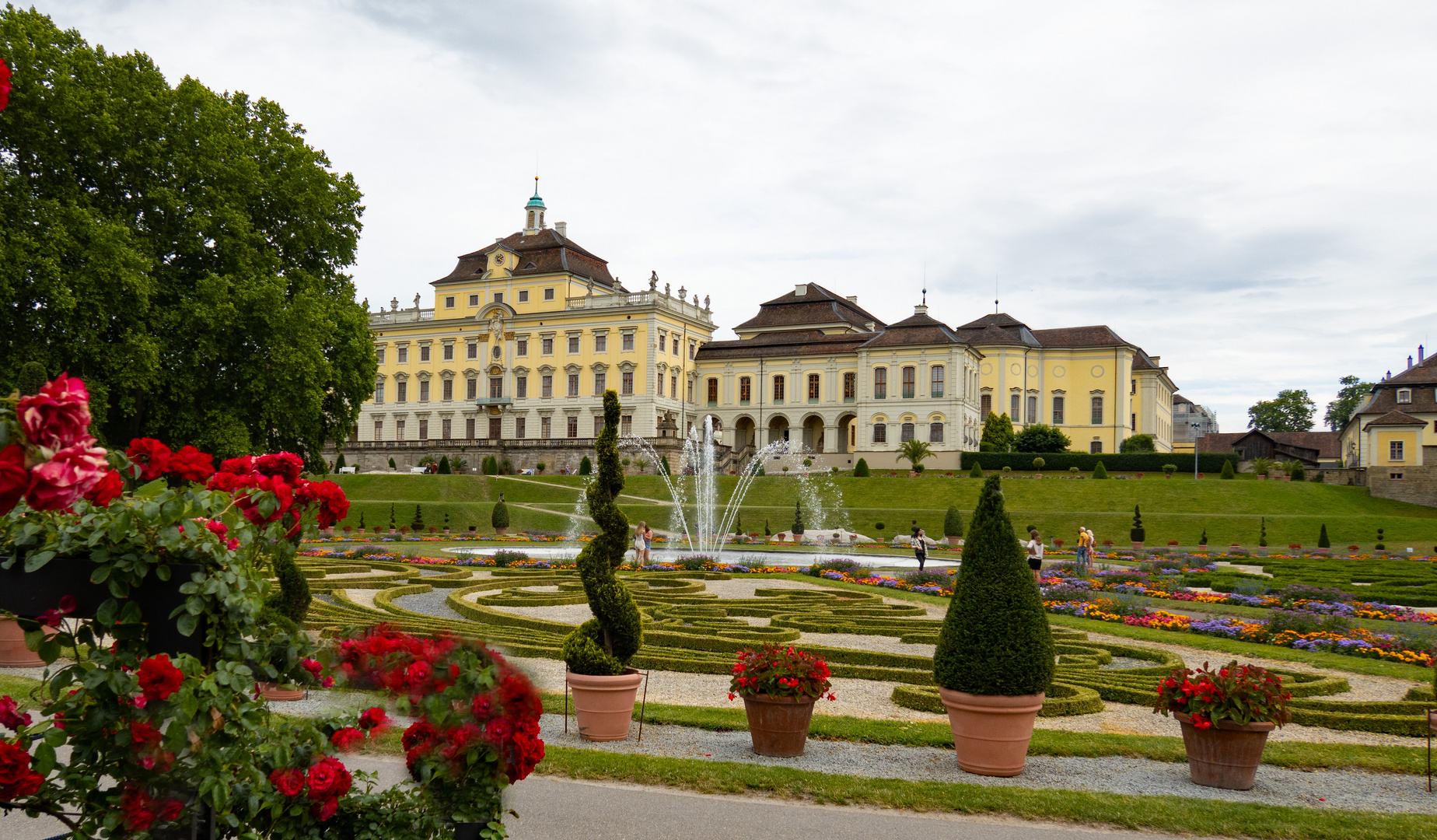 Schloss und Barockgarten Ludwigsburg in Baden Württemberg