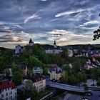 Schloss und Kirche in Schwarzenberg