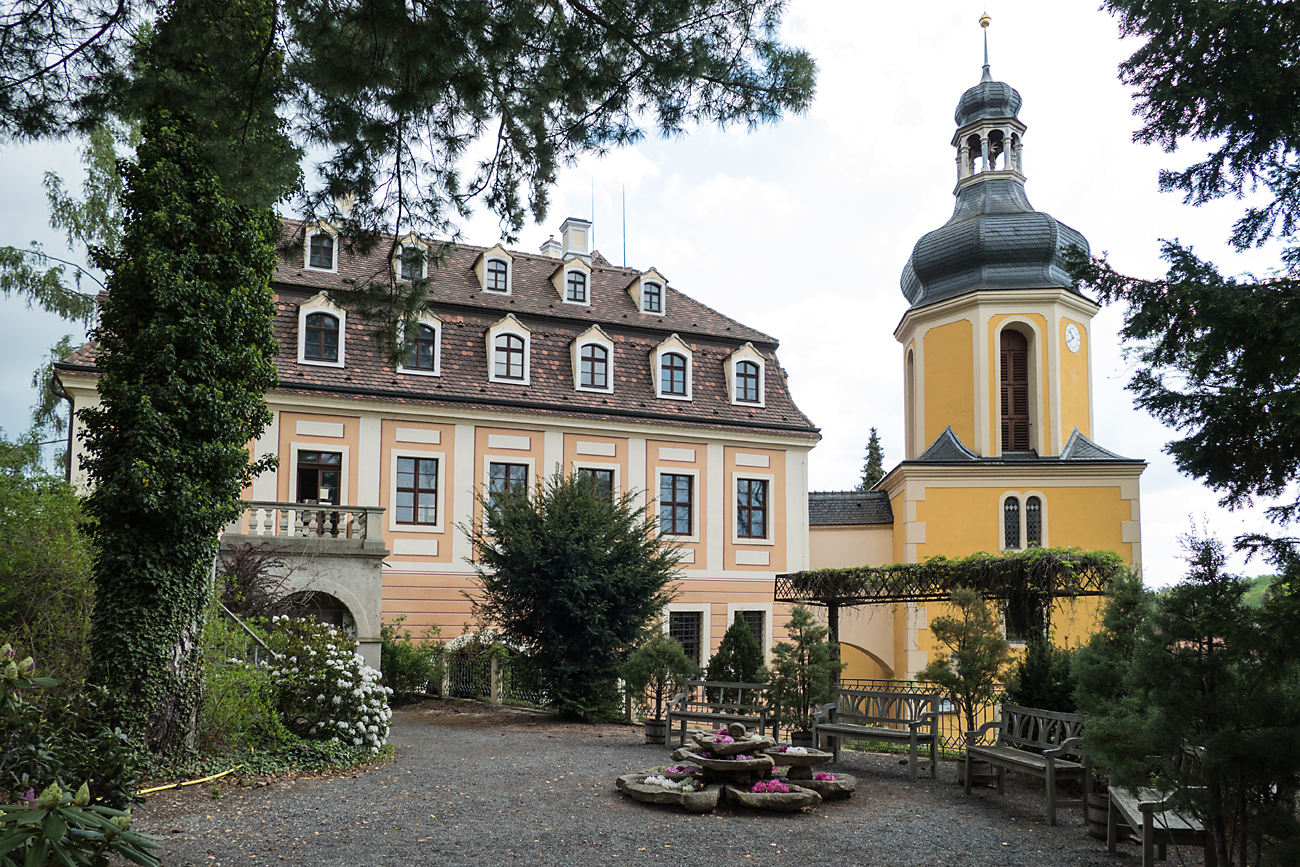 Schloss und Kirche Zuschendorf