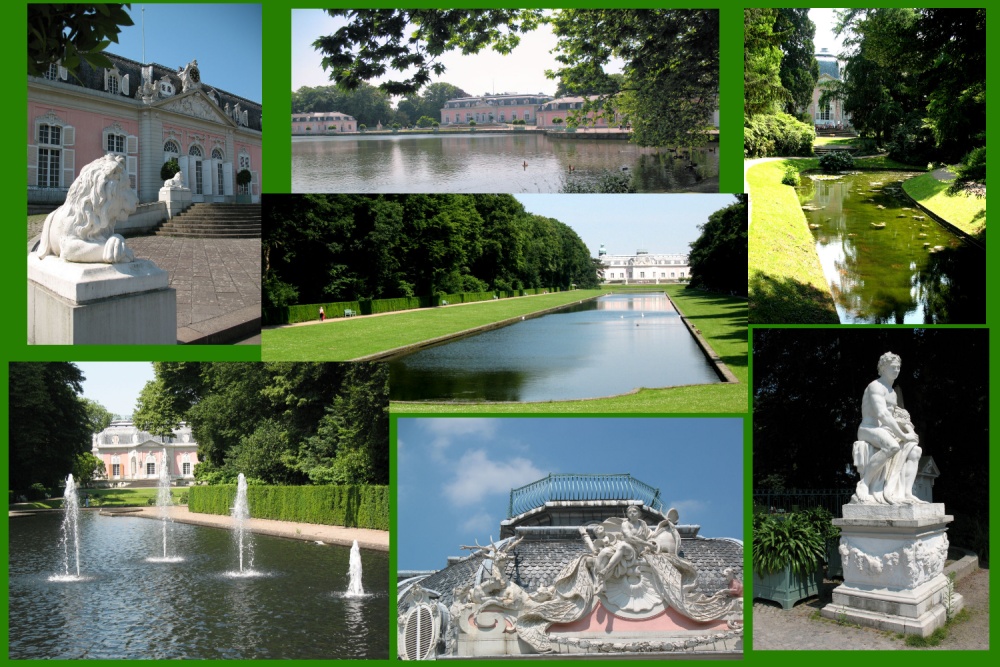 Schloß und Park in Düsseldorf-Benrath