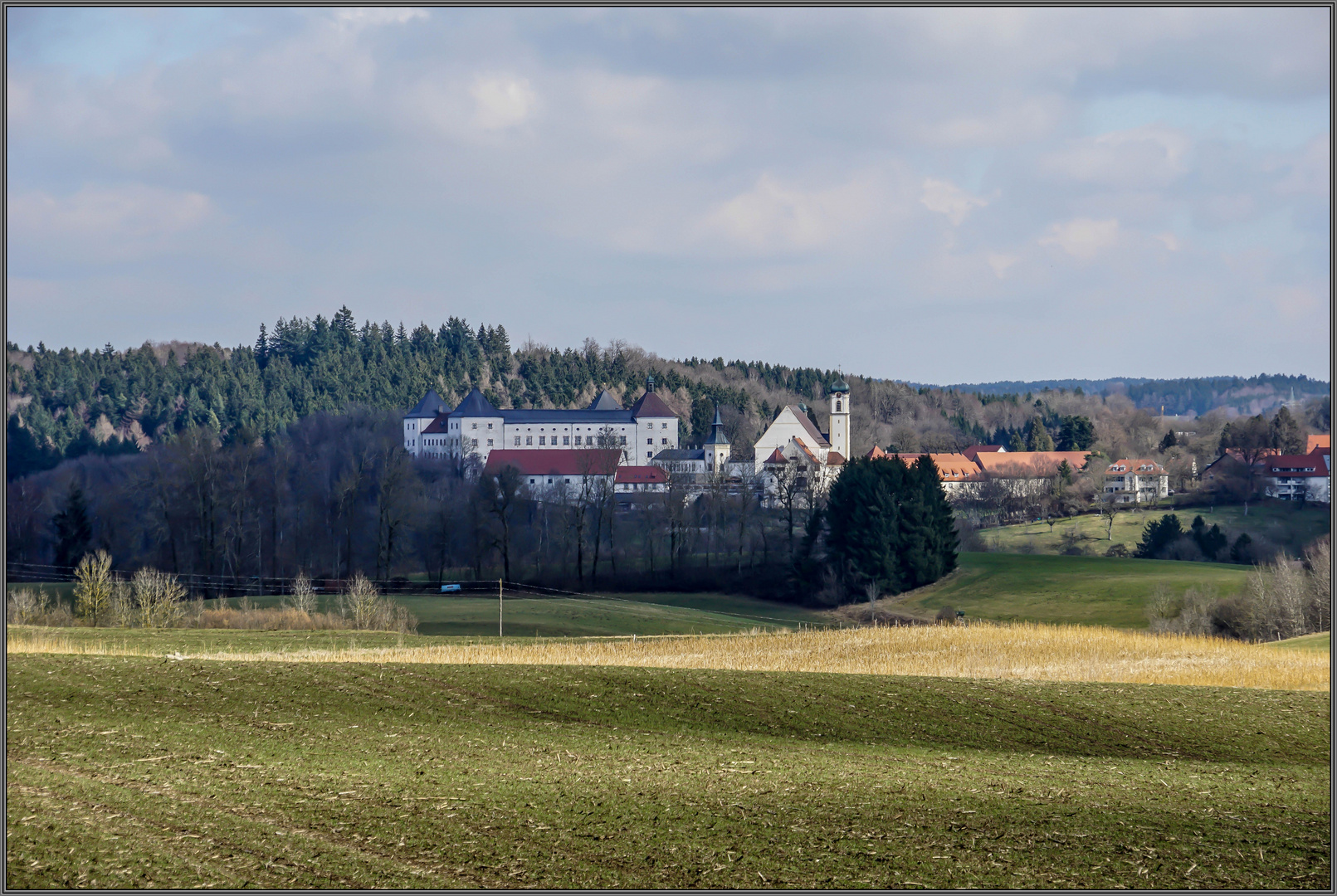 Schloss und Pfarrkirche Wolfegg / Baden Württemberg 