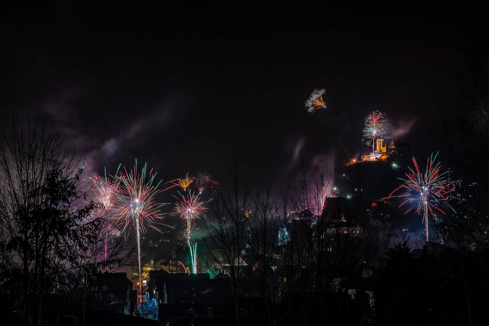 Schloss und Stadt Biedenkopf - Silvester 2018/19