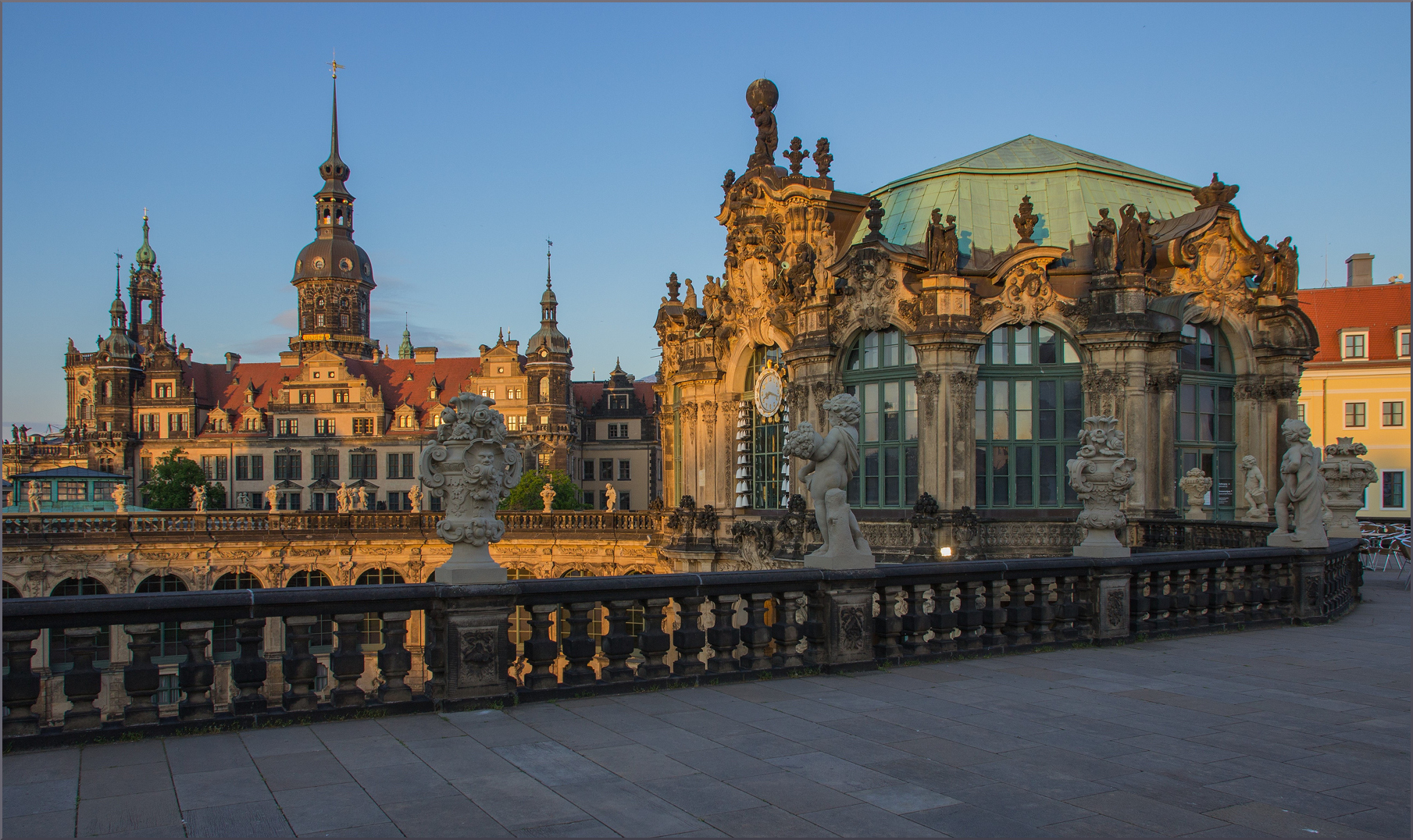 Schloss und Zwinger