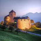 Schloss Vaduz in der Abenddämmerung