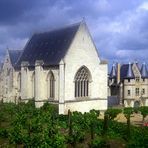 Schloss  von Angers bei einsetzendem Unwetter