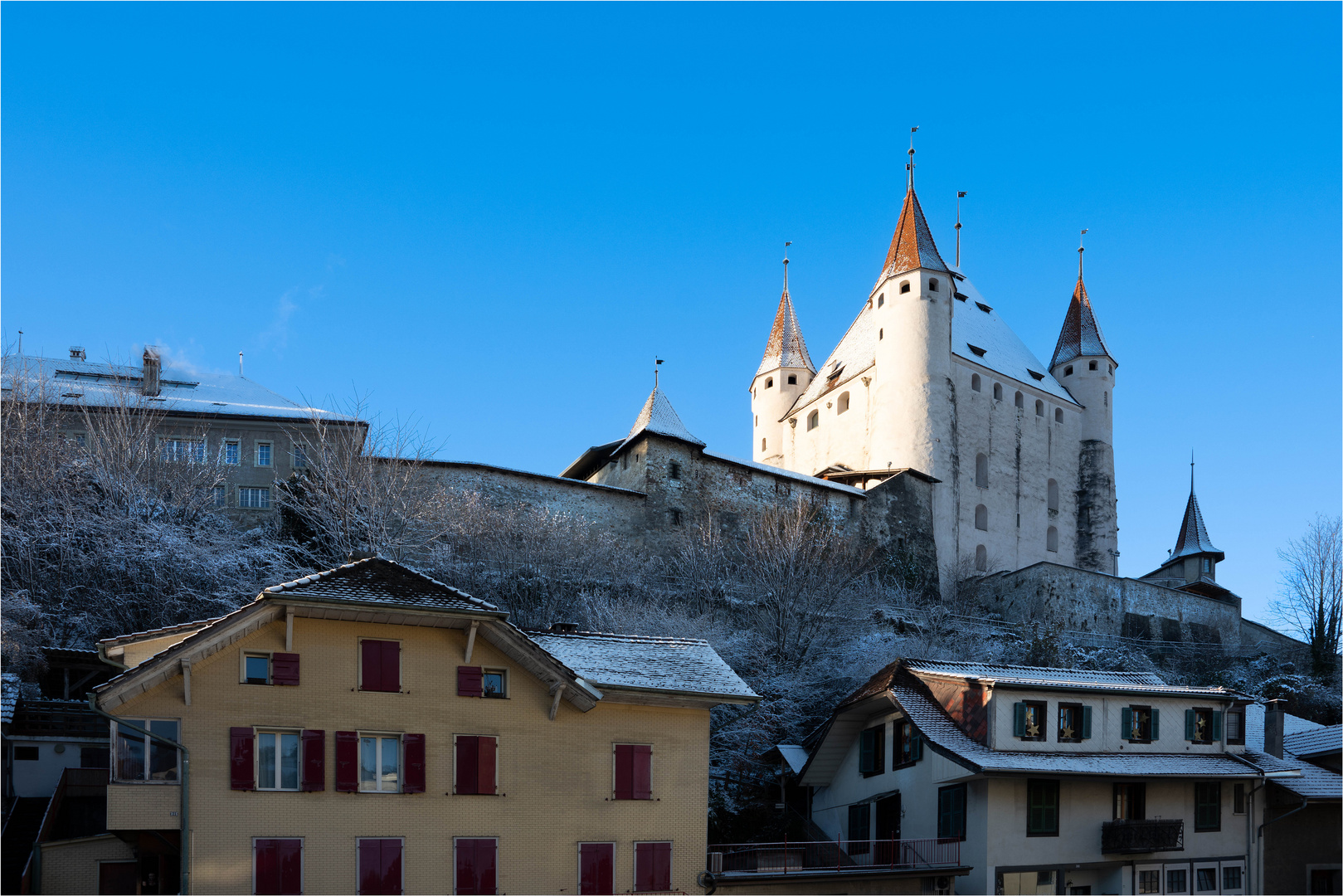 Schloss von hinten