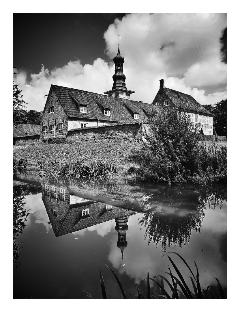 Schloss vor Husum - Panorama – in der Hafenstadt Husum im Bundesland Schleswig-Holstein III