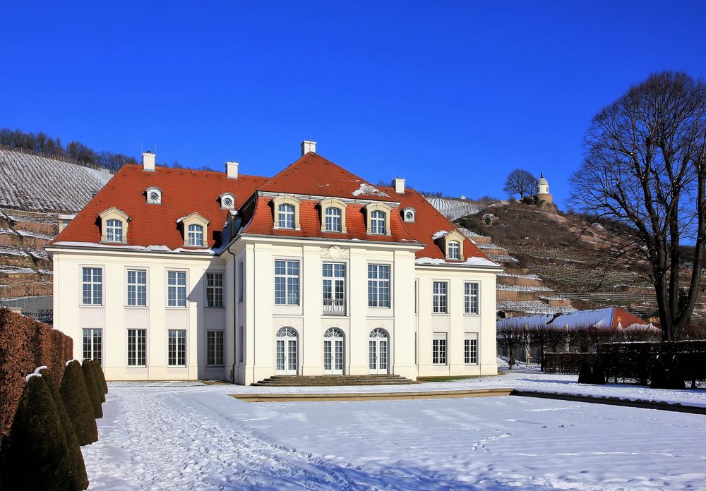 Schloss Wackerbarth und der Jakobsstein