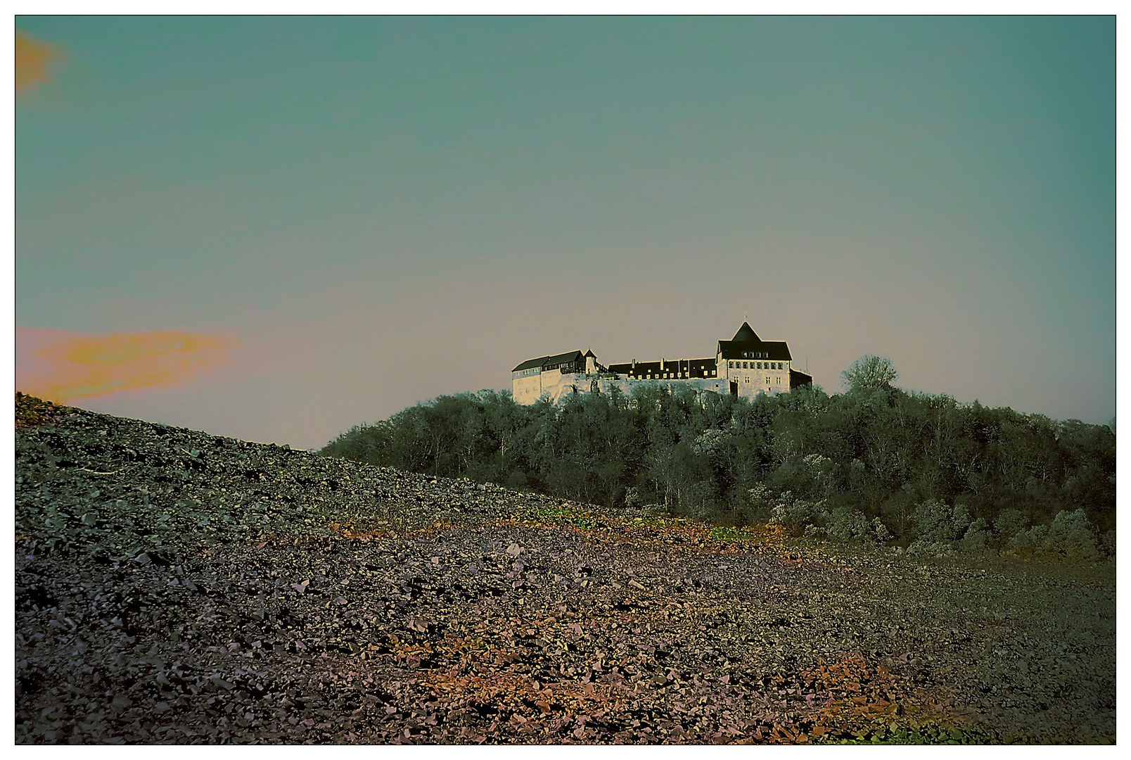 Schloss Waldeck hoch oben