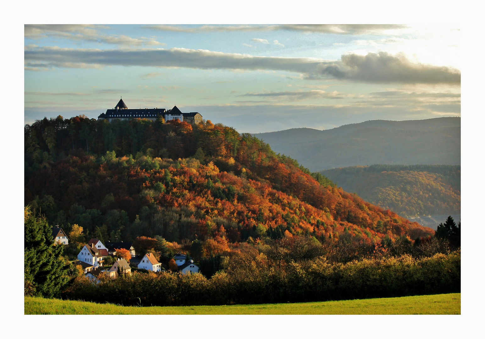 Schloss Waldeck im Herbst