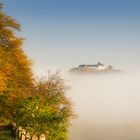 Schloß Waldeck im Nebel