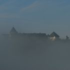 Schloss Waldeck im Nebel