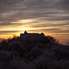 Schloss Waldeck in der goldenen Stunde.