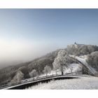 Schloss Waldeck und der Morgennebel