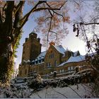 Schloss Waldthausen im Winter.