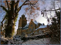 Schloss Waldthausen im Winter.