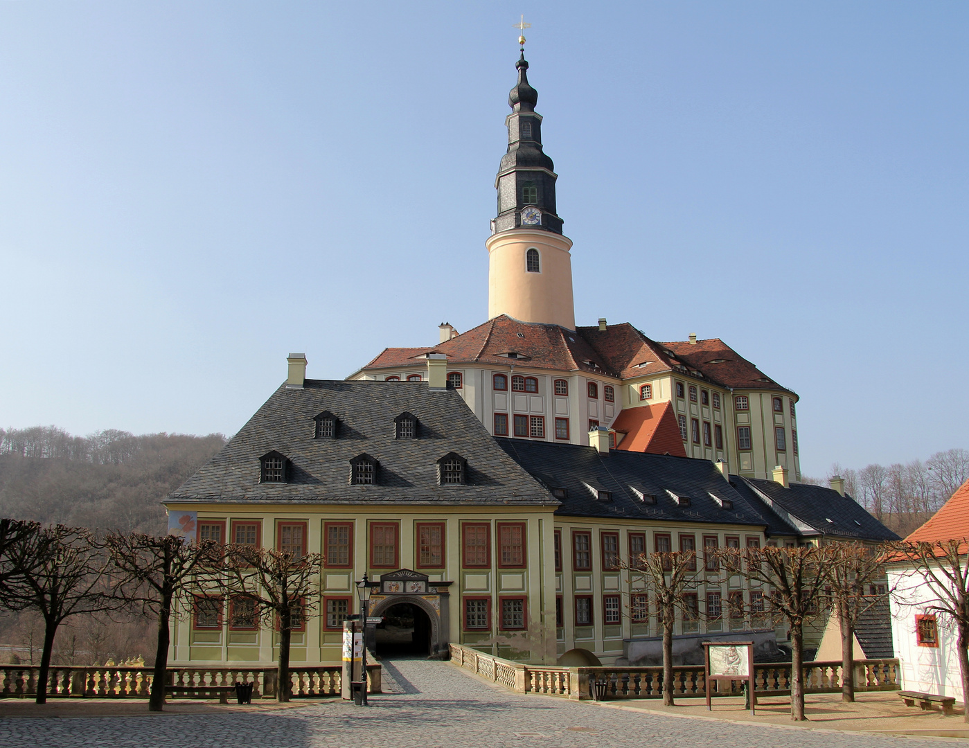 Schloss Weesenstein - obere Ansicht
