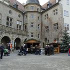Schloss Weickersheim Innenhof Weinachtsmarkt
