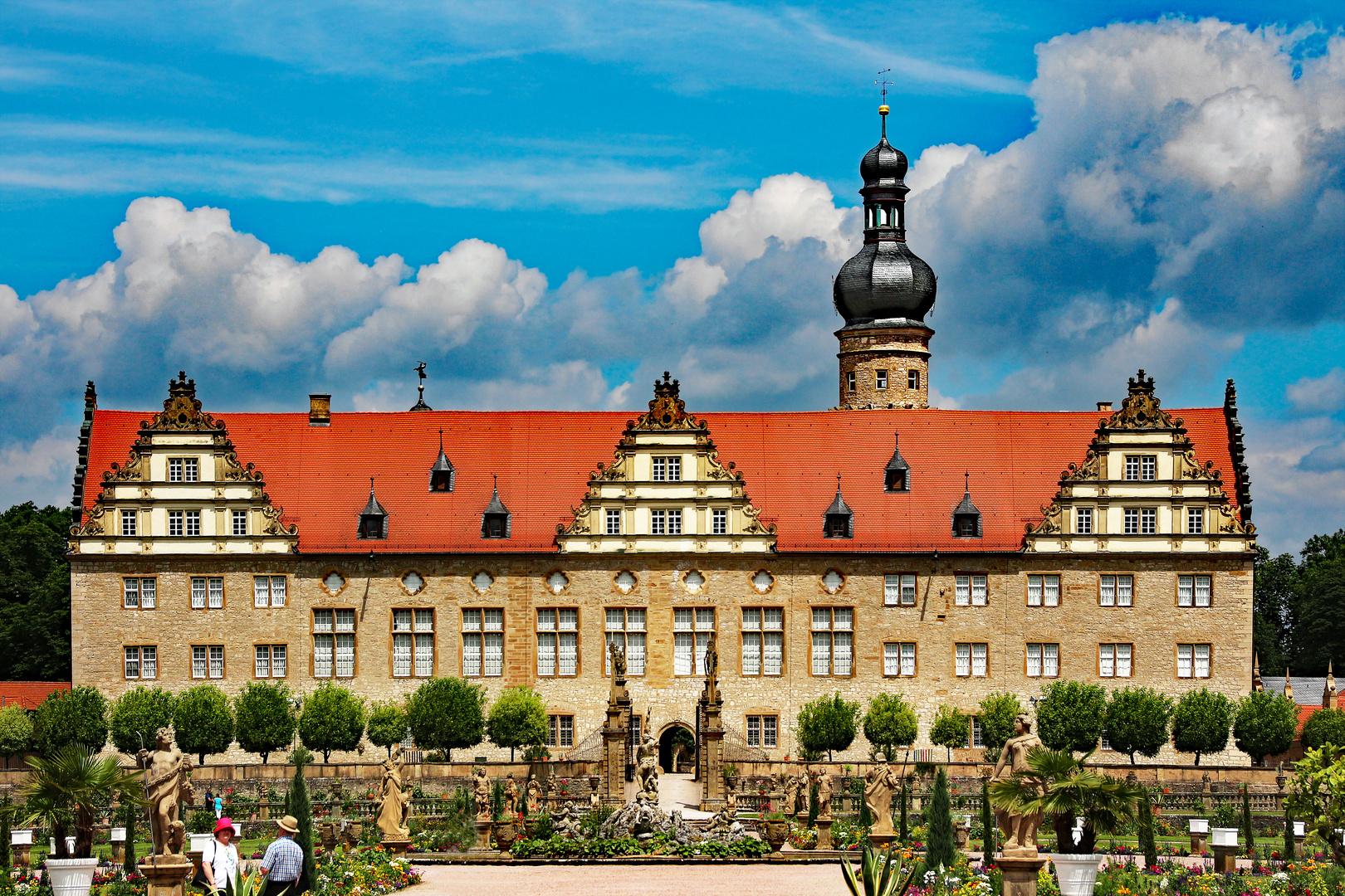 Schloss Weikersheim in schönstem Licht