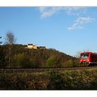 Schloss Weitenburg im Abendlicht.