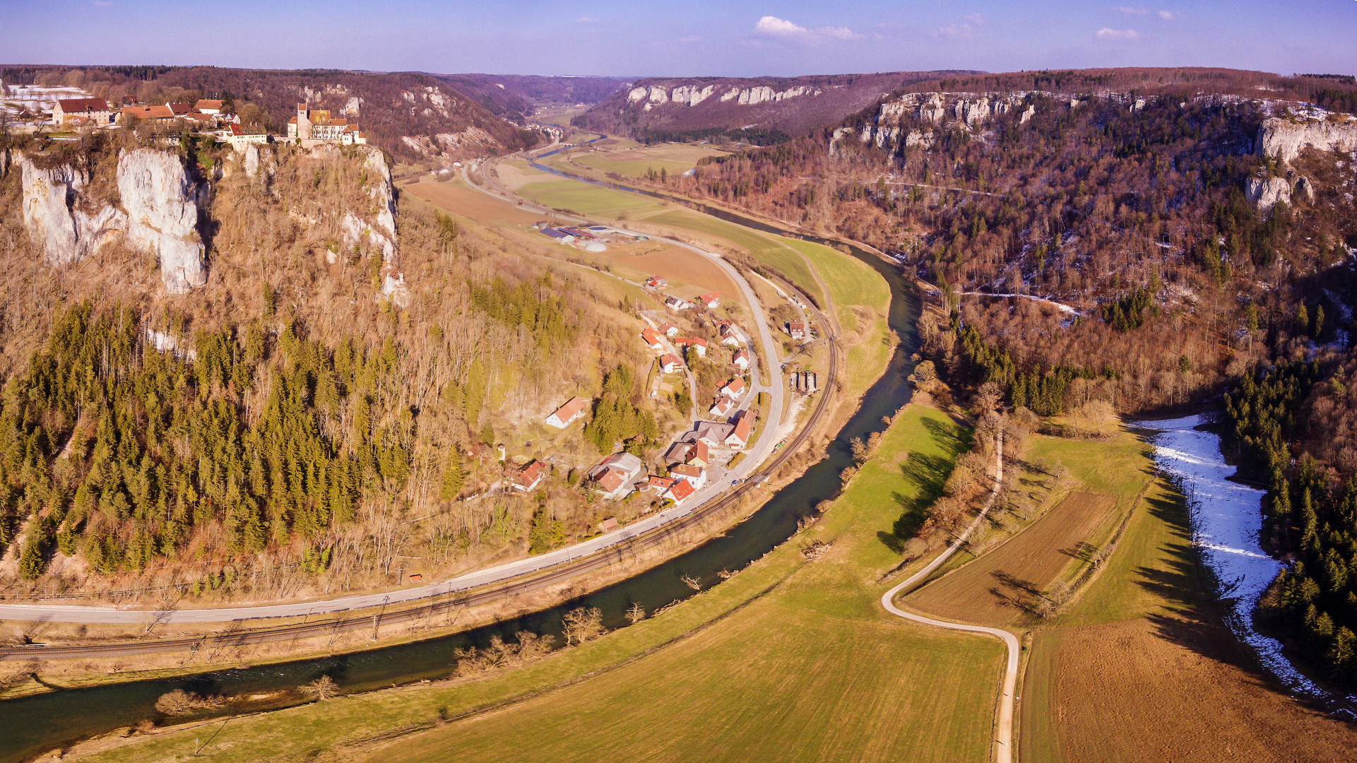 Schloss Werenwag im Donautal