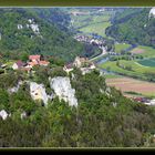 Schloss Werenwag über dem Donautal