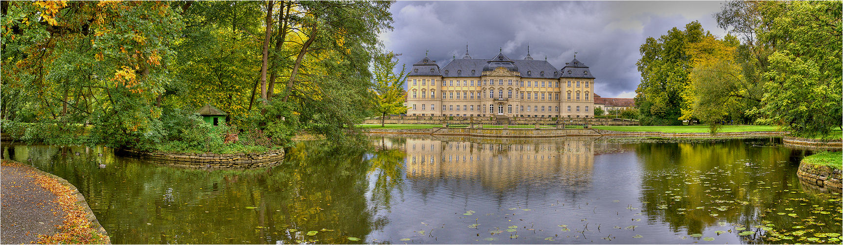 Schloss Werneck am Tag der Einheit