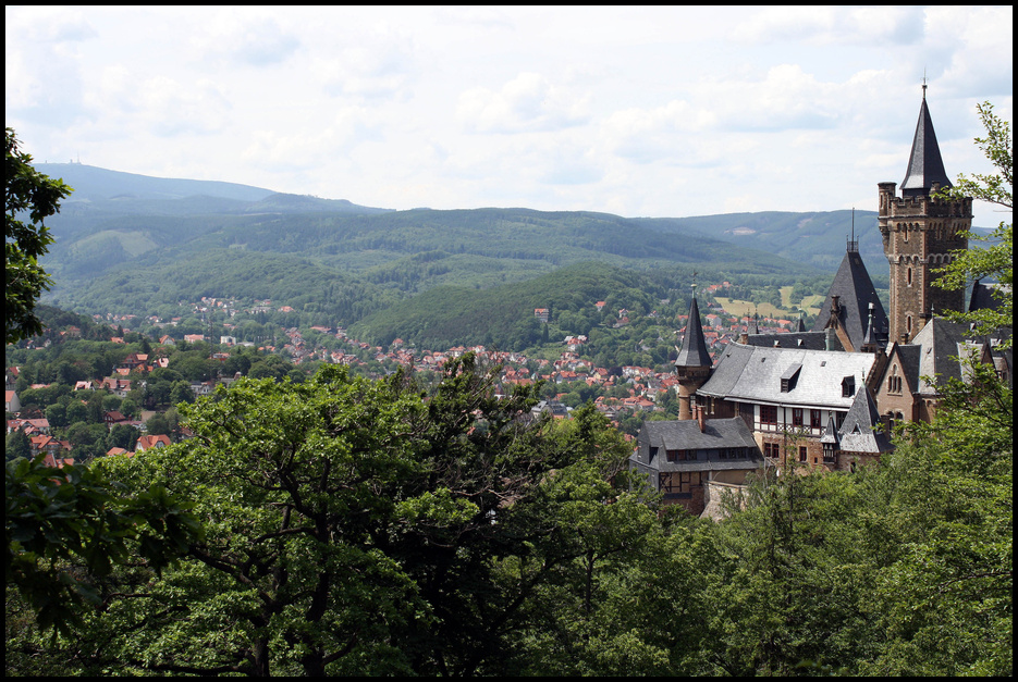 Schloss Wernigerode - Blick vom Agnesberg