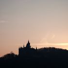 Schloss Wernigerode im Sonnenaufgang