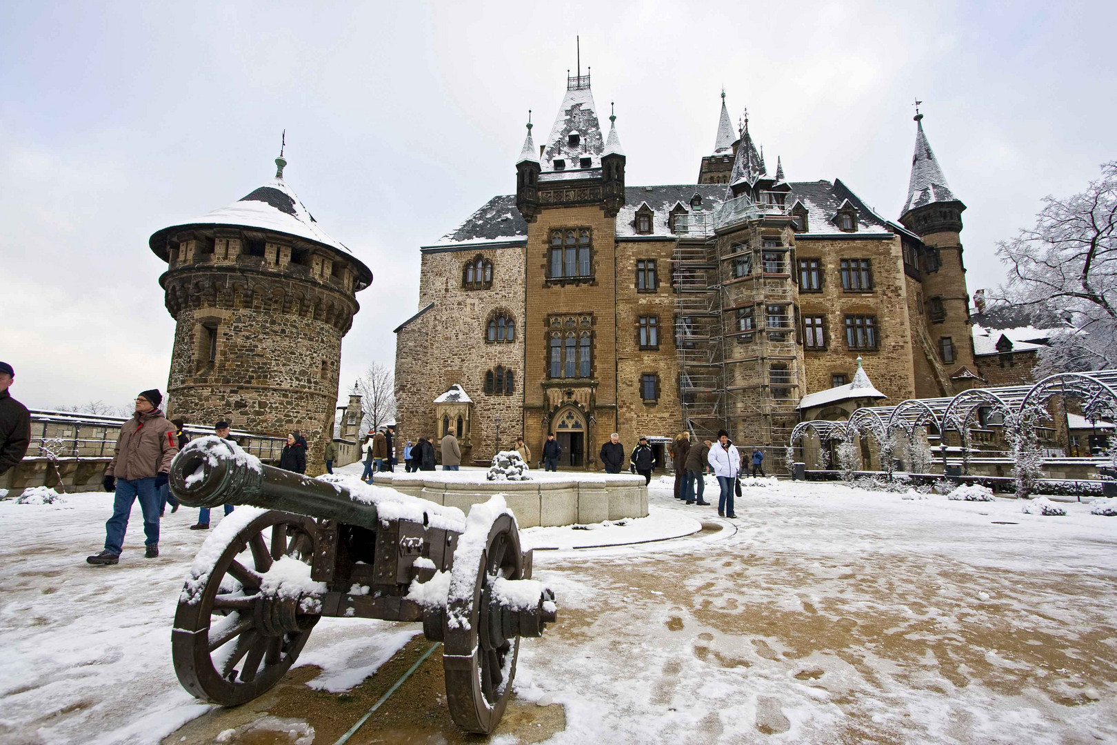 Schloss Wernigerode im Winter