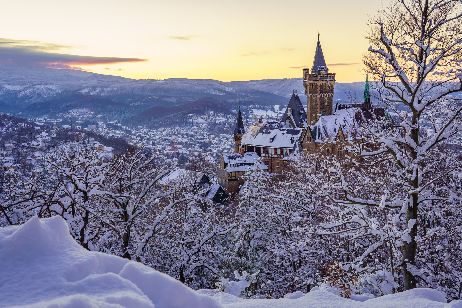 Schloss Wernigerode vom Agnesblick (1)