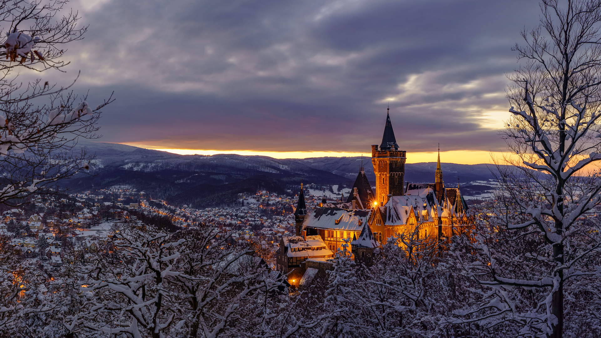 Schloss Wernigerode vom Agnesblick (2)